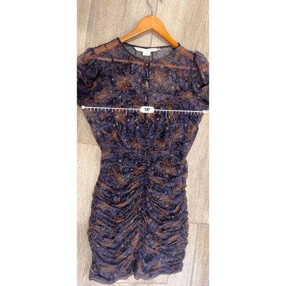 VERONICA BEARD Kerri Paisley Silk Mini Dress Size 2 - Picture 8 of 10